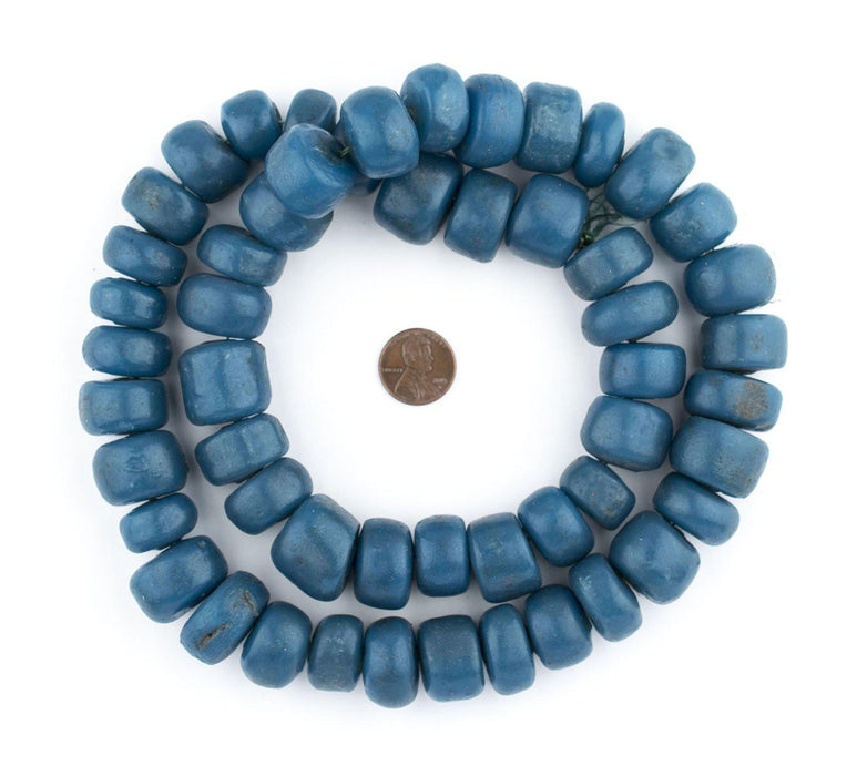 Teal Moroccan Resin Beads - The Bead Chest