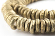 Nigerian Brass Donut Ring Beads (14mm) - The Bead Chest