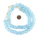 Baby Blue Recycled Glass Beads (14mm) - The Bead Chest
