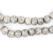Speckled Round Grey Bone Beads (8mm) - The Bead Chest