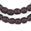 Deep Purple Recycled Glass Beads (11mm)