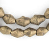 Cameroon Brass Bicone Beads (15x11mm)