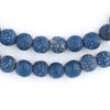 Blue Ancient Style Java Glass Beads (9mm)