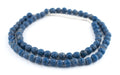 Blue Ancient Style Java Glass Beads (9mm) - The Bead Chest