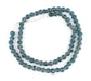 Translucent Teal Ancient Style Java Glass Beads (9mm) - The Bead Chest