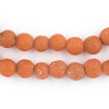Mango Orange Ancient Style Java Glass Beads (9mm)