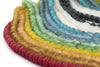 12 Strand Rainbow Bundle - Recycled Glass Beads - 9mm