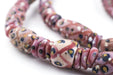 Rare Antique Pink Pineapple Fancy Venetian Trade Beads - The Bead Chest