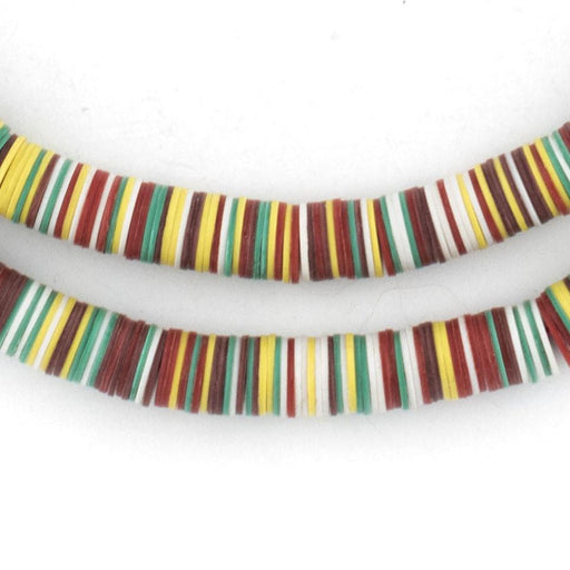 Earth Medley Vinyl Phono Record Beads (8mm) - The Bead Chest