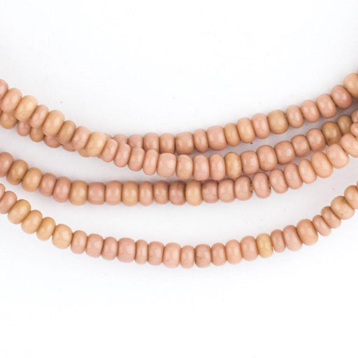 Rose Ghana Glass Beads (2 strands) - The Bead Chest