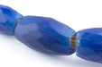 Rare Super Jumbo Elongated Russian Blue Tube Beads (25x15mm) - The Bead Chest