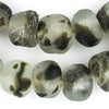 Jumbo Dark Camouflauge Recycled Glass Beads (27mm)