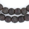 Dark Purple Recycled Glass Beads (14mm)