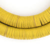 Yellow Vintage Vinyl Phono Record Beads (14-16mm)