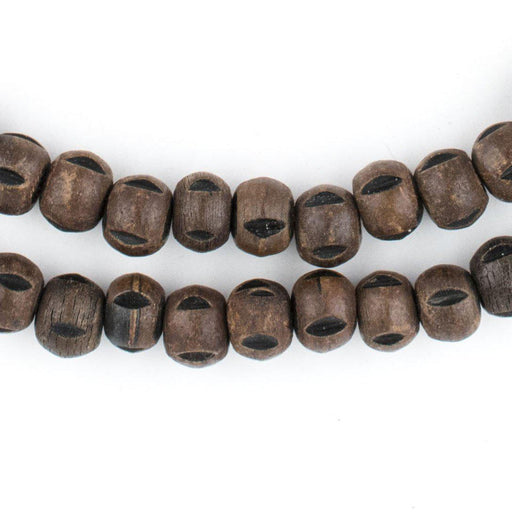 Carved Yak Horn Mala Beads (10mm) - The Bead Chest