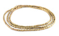 Brass Ethiopian Scratch Beads (5x4mm) - The Bead Chest