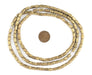 Brass Ethiopian Scratch Beads (8x5mm) - The Bead Chest