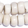 Polished Kenya White Bone Beads (Large)