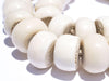 Polished Kenya White Bone Beads (Large) - The Bead Chest