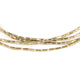 Brass Rectangular Tube Ethiopian Beads (4x2mm)