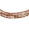 Copper Rectangular Tube Ethiopian Beads (5x2mm)