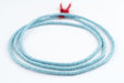 Baby Blue Vinyl Phono Record Beads (3mm) - The Bead Chest