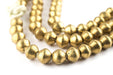 Ethiopian Brass Bicone Beads (7x7mm) - The Bead Chest
