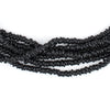 Black Java Glass Heishi Beads