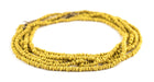 Yellow Java Glass Heishi Beads - The Bead Chest