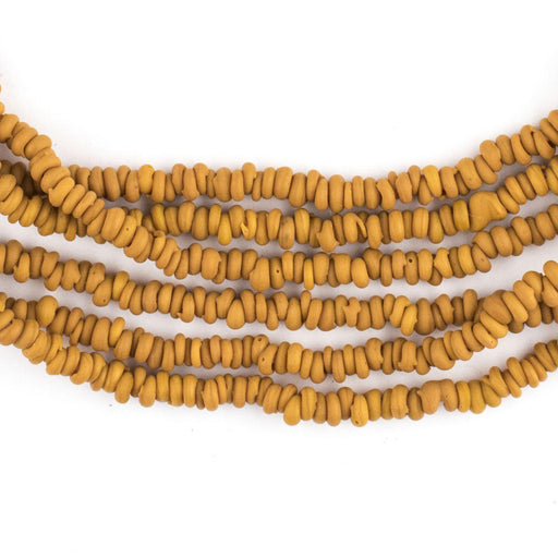 Light Orange Java Glass Heishi Beads