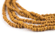 Light Orange Java Glass Heishi Beads - The Bead Chest