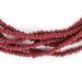 Red Java Glass Heishi Beads - The Bead Chest