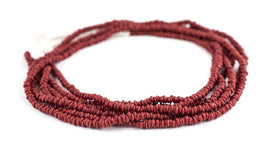 Red Java Glass Heishi Beads — The Bead Chest
