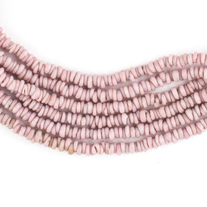 Rose Java Glass Heishi Beads