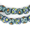 Mixed Green Krobo Beads