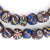 Mixed Brown Krobo Beads