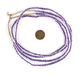 Iridescent Purple Core Ghana Glass Seed Beads - The Bead Chest