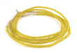 Translucent Yellow Ghana Glass Seed Beads - The Bead Chest