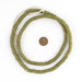 Olive Green Sandcast Cylinder Beads - The Bead Chest