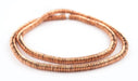Smooth Extra Large Copper Heishi Beads (6mm) - The Bead Chest
