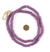 Purple Sandcast Cylinder Beads - The Bead Chest