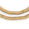 Gold Color Interlocking Crisp Beads (6mm)