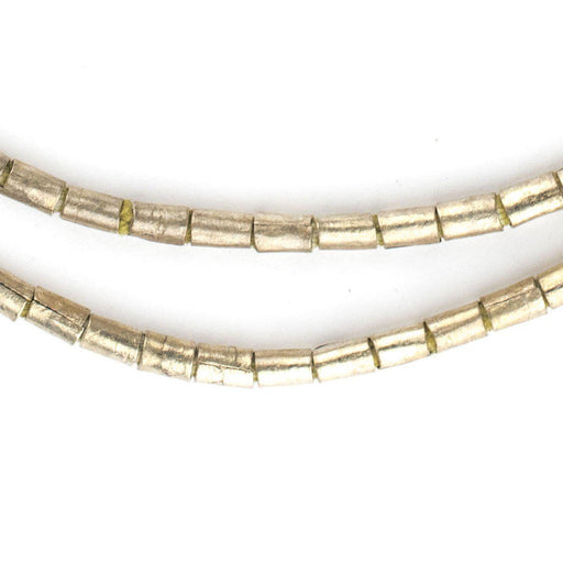 Ethiopian Silver Tube Beads (4mm)
