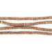 Ethiopian Copper Heishi Beads (3mm, Short Strand) - The Bead Chest
