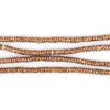 Ethiopian Copper Heishi Beads (3mm, Short Strand)