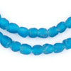 Bright Sapphire Recycled Glass Beads (9mm)