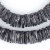 Dark Grey Coconut Bone Heishi Beads (16mm)