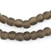 Brown Recycled Glass Beads (9mm) - The Bead Chest