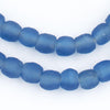 Blue Recycled Glass Beads (9mm)