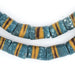 Sand Stripe Krobo Powder Glass Beads - The Bead Chest